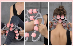 9 Wheel U Shape Roller Massager