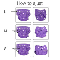 UltraSoft Leak-Proof Reusable Baby Diapers
